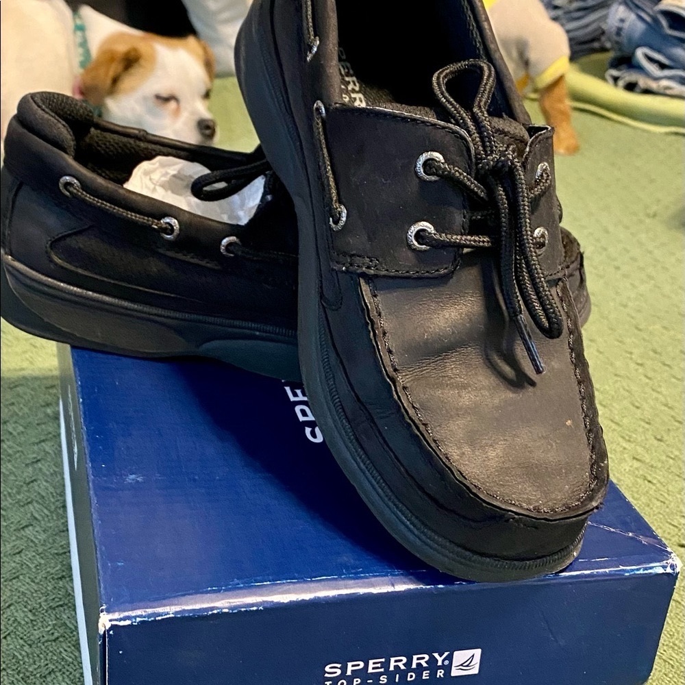Boys Sperry Lanyard dock shoes